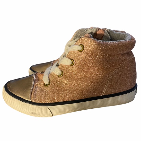 tommy hilfiger rose gold sneakers